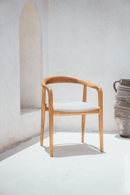 Sedia da pranzo Safiya in teak