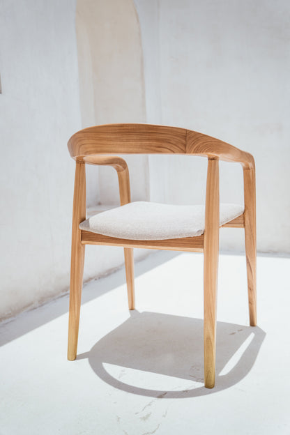 Sedia da pranzo Safiya in teak