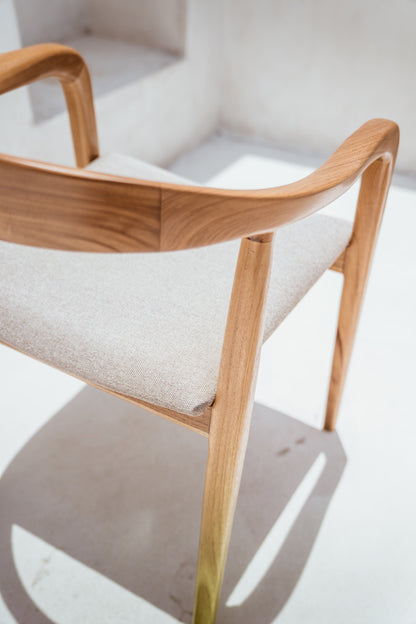 Sedia da pranzo Safiya in teak