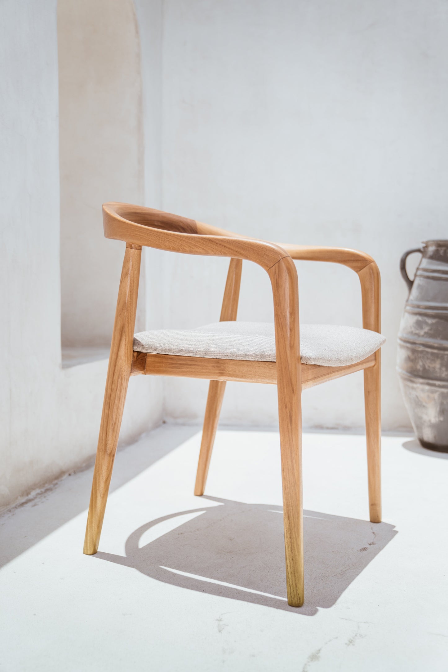 Sedia da pranzo Safiya in teak