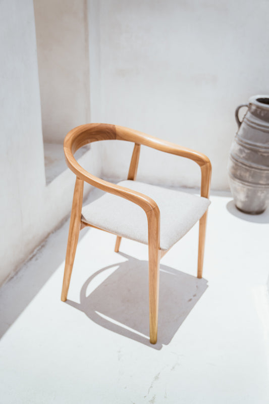 Sedia da pranzo Safiya in teak