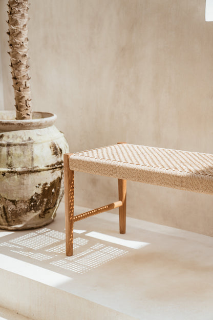Panca in teak per interni ed esterni Dahlia