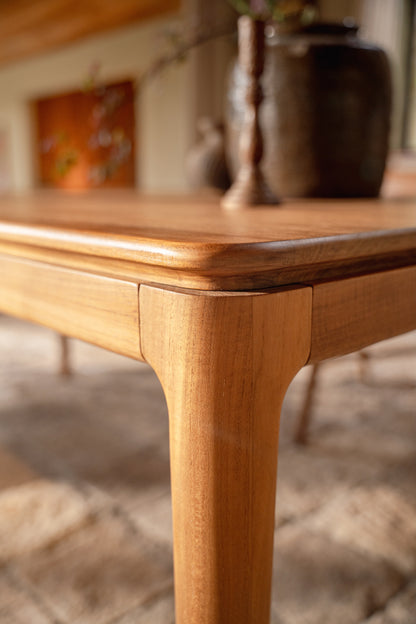 Tavolo da pranzo rettangolare in teak Kamal 