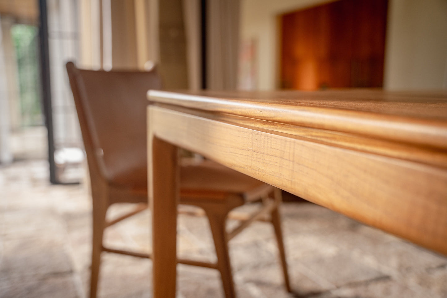 Tavolo da pranzo rettangolare in teak Kamal 
