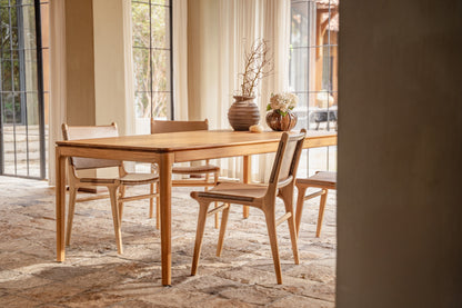 Tavolo da pranzo rettangolare in teak Kamal 