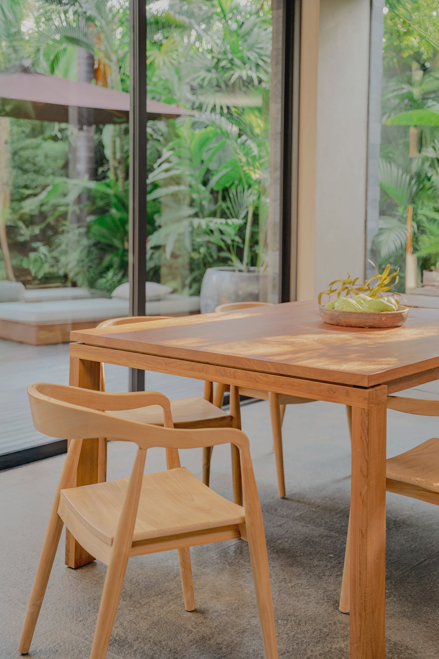 Tavolo da pranzo rettangolare in teak Hara
