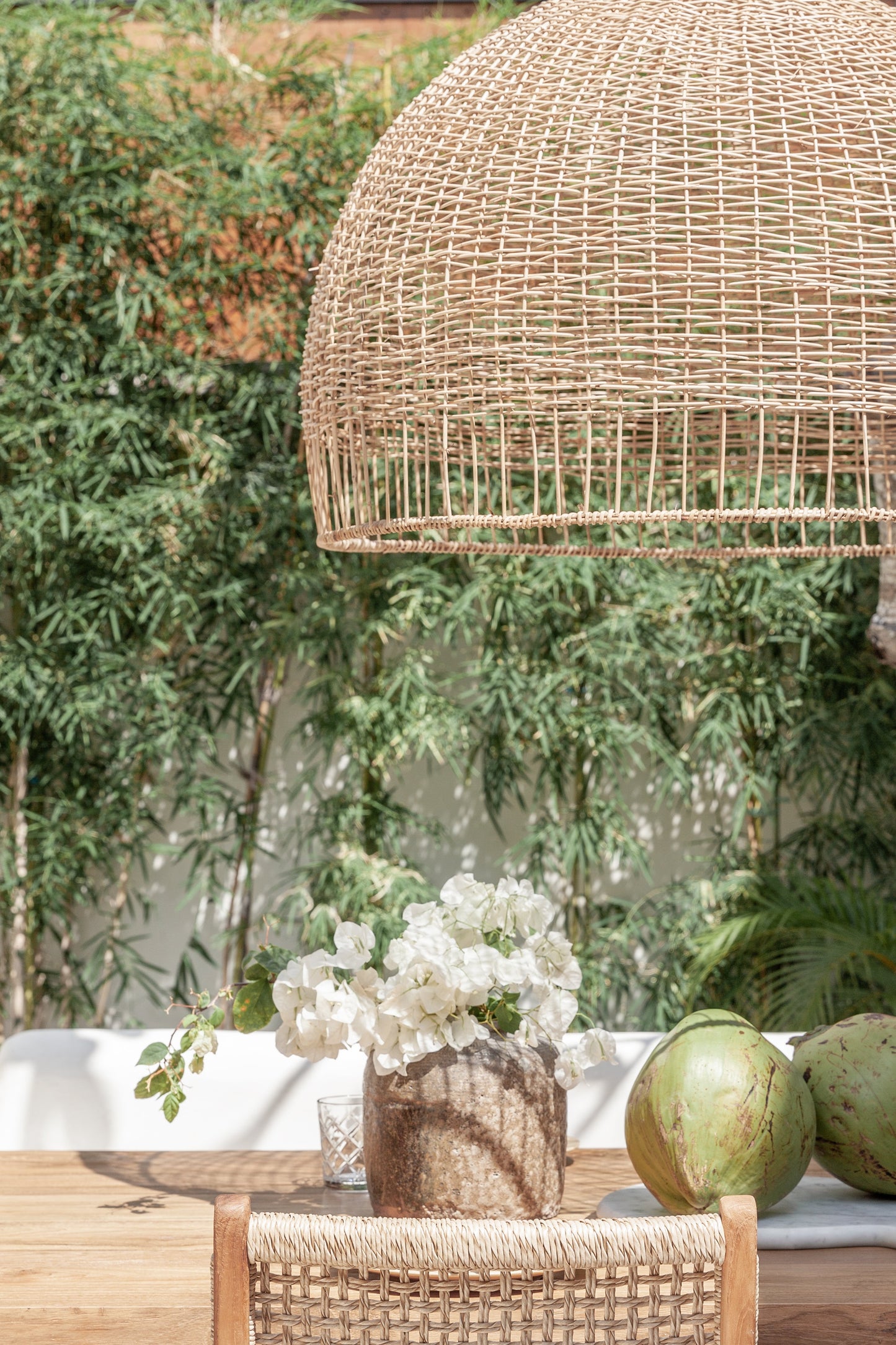 Ciondolo in rattan Selong