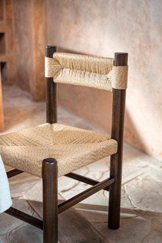 Sedia da pranzo Indie per interni ed esterni in teak