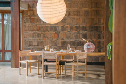 Sedia da pranzo in teak per interni ed esterni June