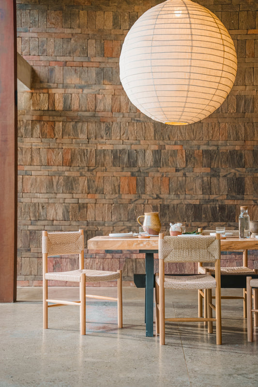 Sedia da pranzo in teak per interni ed esterni June