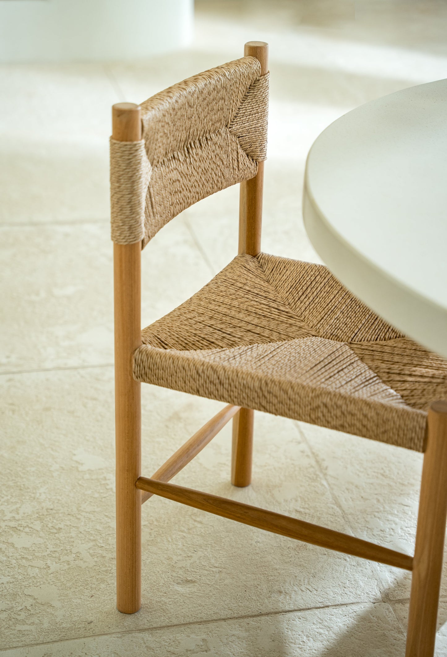 Sedia da pranzo in teak per interni ed esterni June