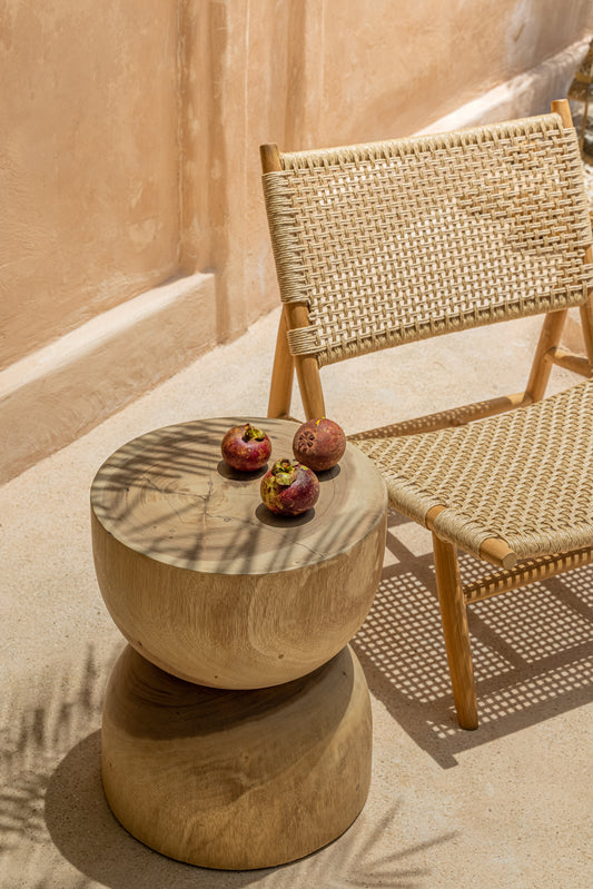 Sedia da salotto in teak per interni ed esterni Niluh