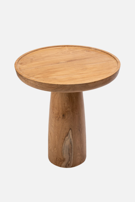 Tavolo da bistrot in teak riciclato Veda